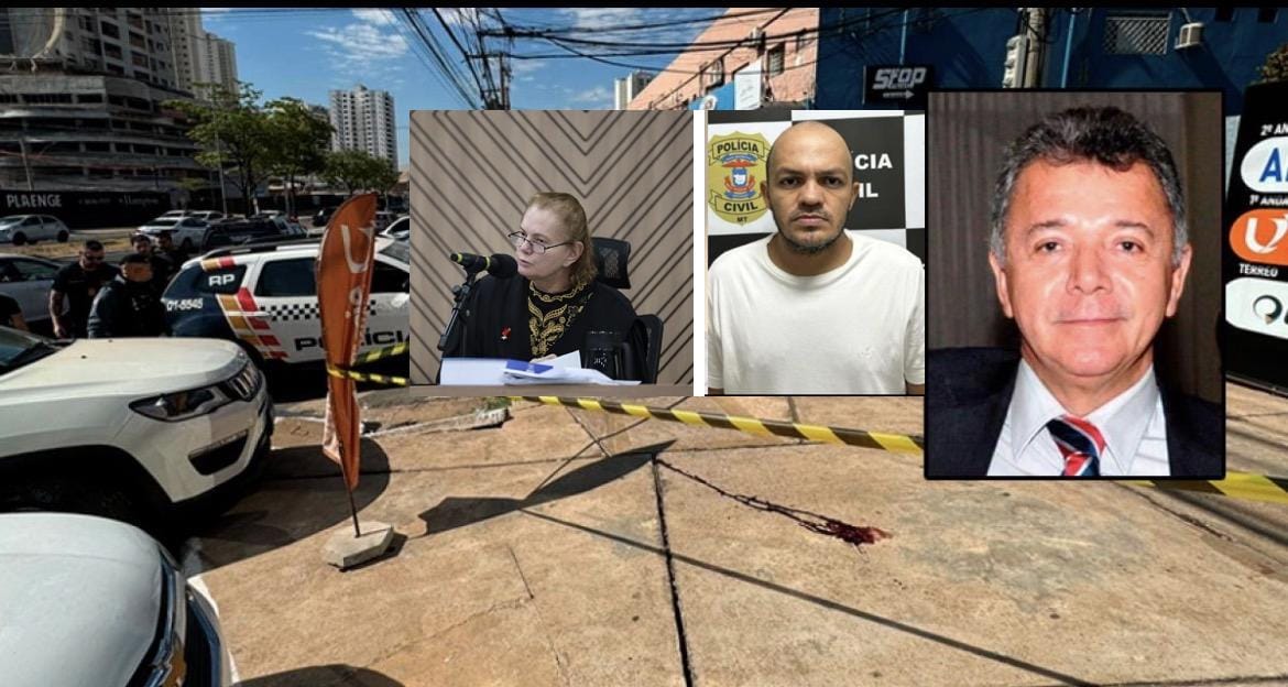 Juíza se declara suspeita e pede substituto para julgar pistoleiro que executou advogado em Cuiabá