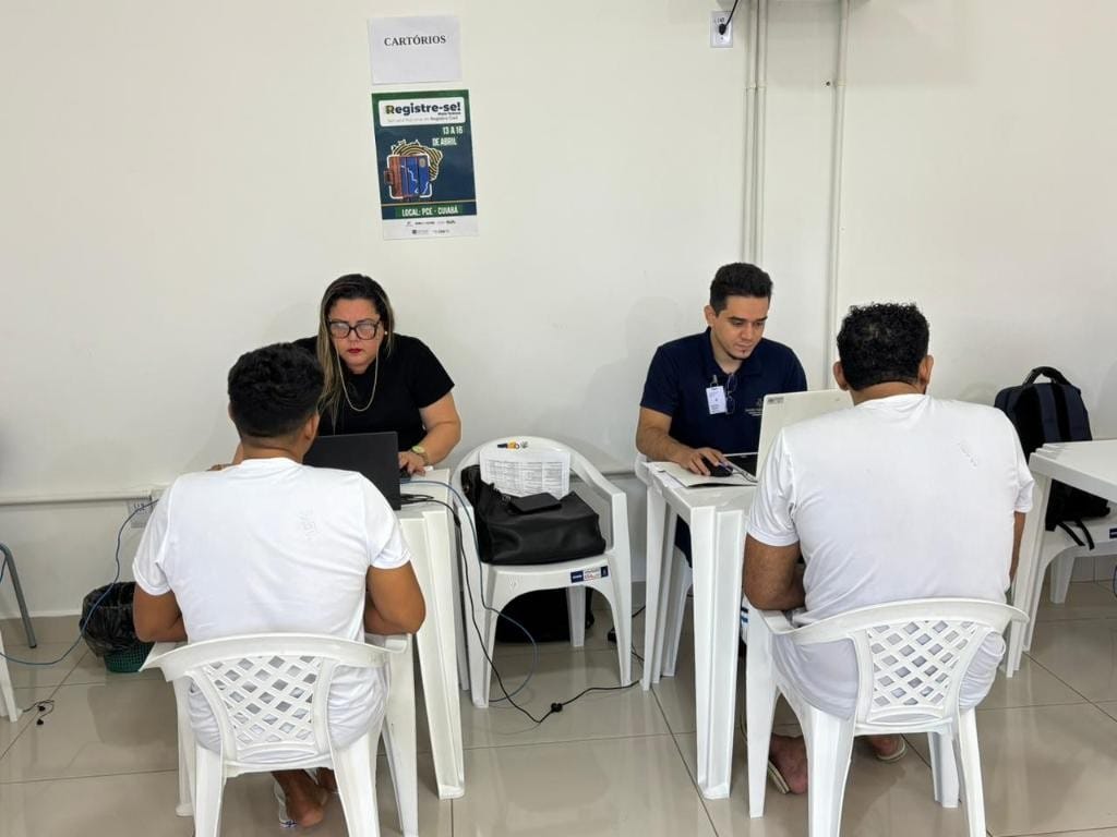 Sejus participa da Semana Nacional "Registre-se!" e amplia emissão de documentos no sistema prisional