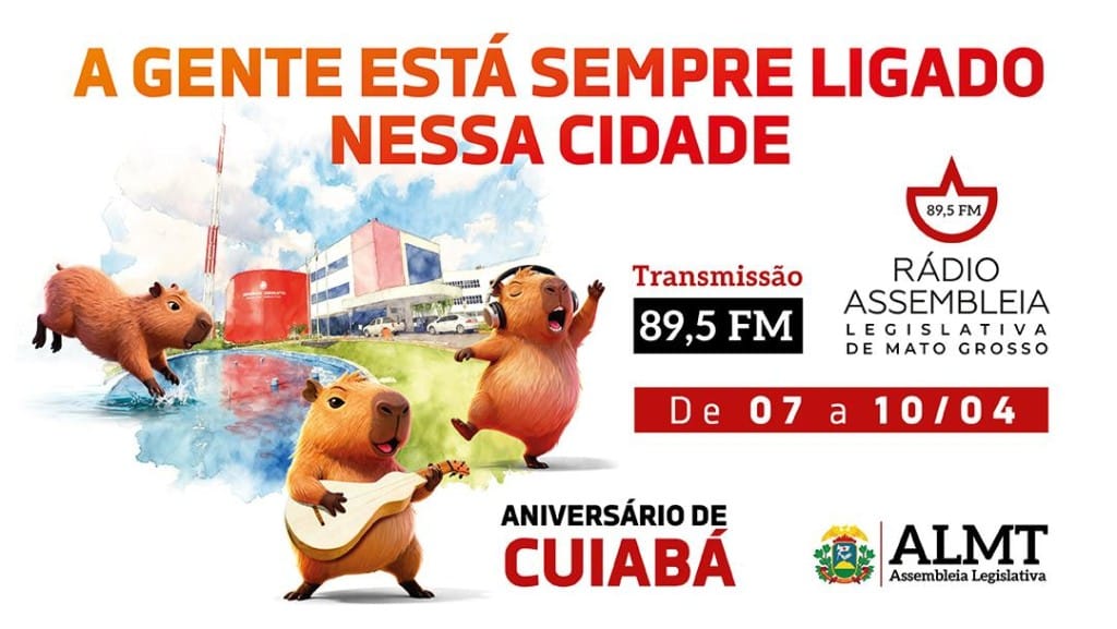 ALMT integra celebração do aniversário de Cuiabá com shows e transmissão ao vivo da Rádio Assembleia
