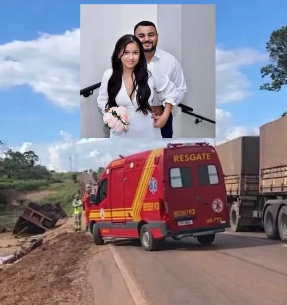 Motorista de carreta com 50 toneladas de soja diz não saber se moto estava parada ou em movimento em acidente que matou casal na BR-163, Vítimas são identificadas