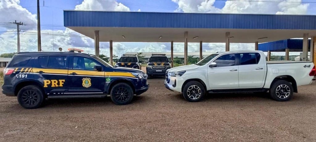 PRF recupera veículo com sinais de adulteração e registro de roubo na BR-070, em Primavera do Leste (MT)