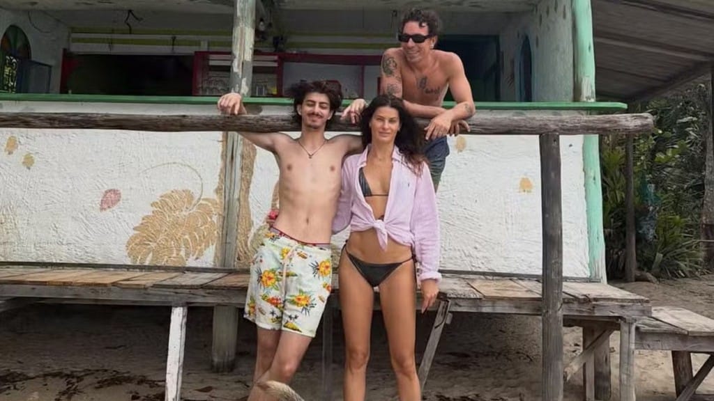 Di Ferrero abre álbum de viagem em família com Isabeli Fontana: ‘Cheia de diversão’