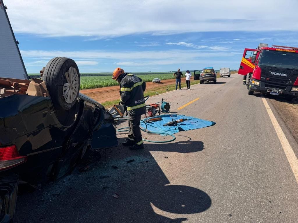 Corpo de Bombeiros atende ocorrências de acidentes de trânsito em Primavera do Leste e Campo Verde