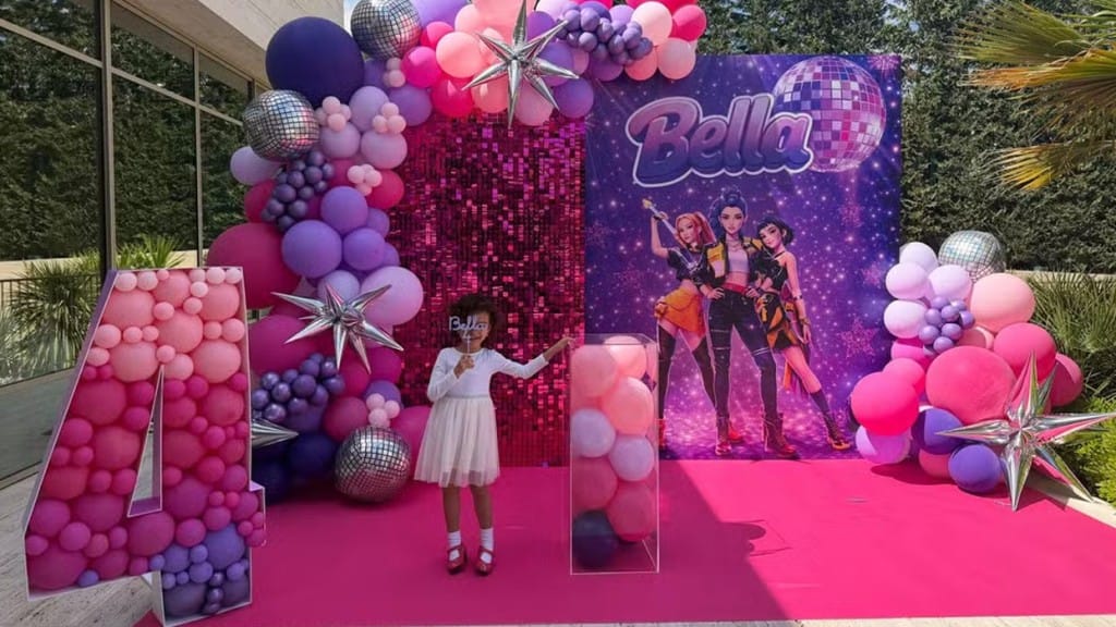 Georgina Rodríguez exibe mansão de R$ 45 milhões em festa intimista da filha: ‘Bella’