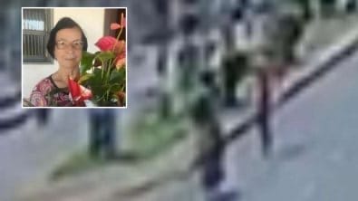 Vídeo mostra o momento em que idosa é atropelada por motociclista sem CNH em MT