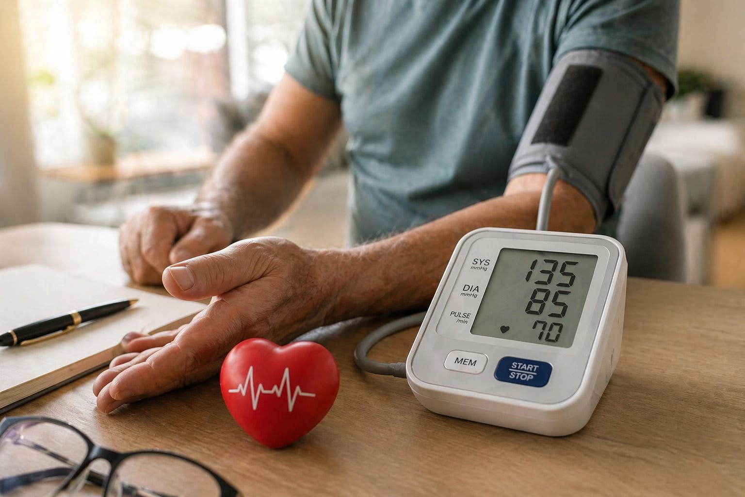 Pressão 12 por 8 vira alerta e muda acompanhamento; calor e alimentação influenciam em MT