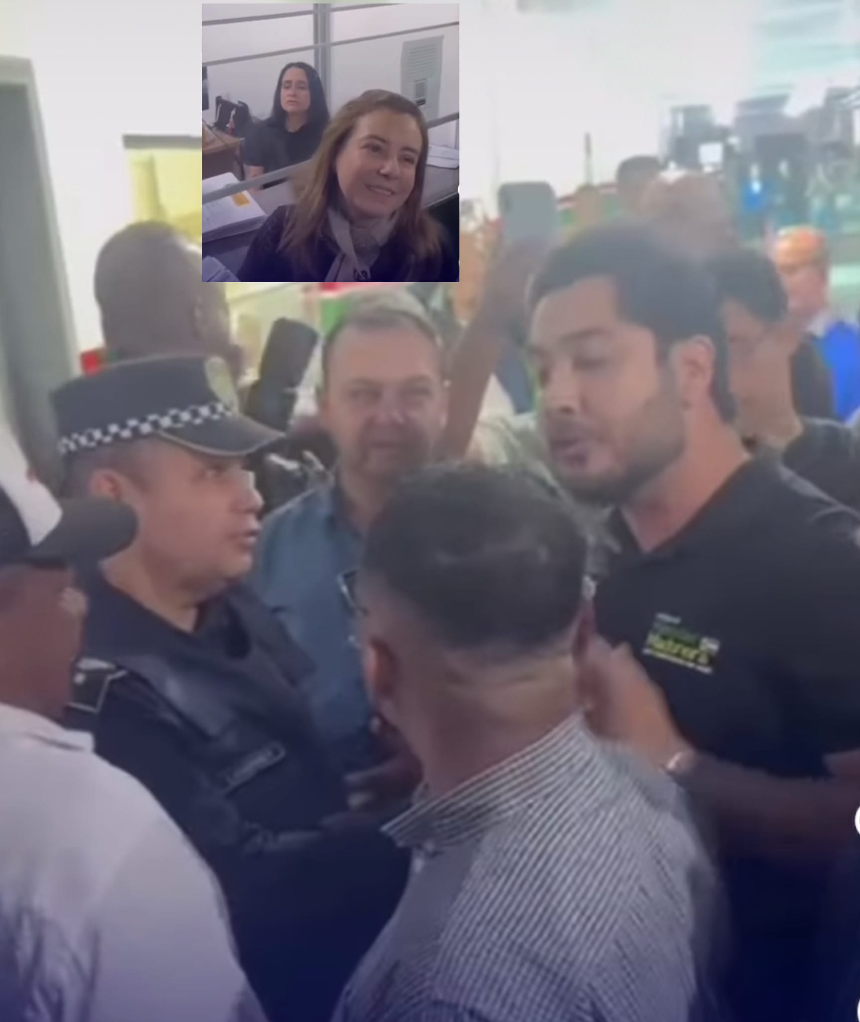 “Me prende então”: bate-boca entre Flávia Moretti , vereador  e guarda municipal dentro da Câmara expõe as vísceras da crise política em Várzea Grande