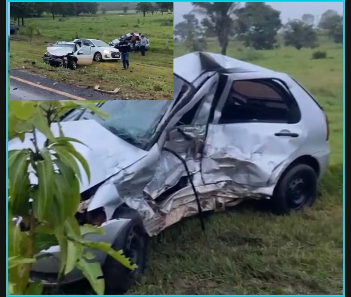 Motorista morre após bater em veículos parados às margens de rodovia em MT