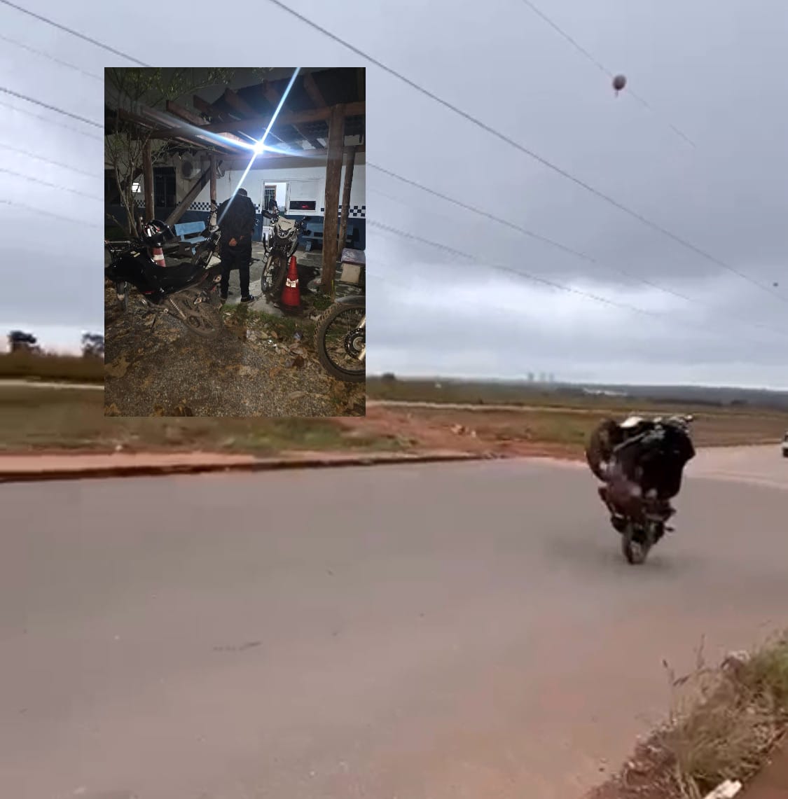 Motociclista é preso após empinar moto, dirigir sem CNH e cometer série de infrações em Cuiabá