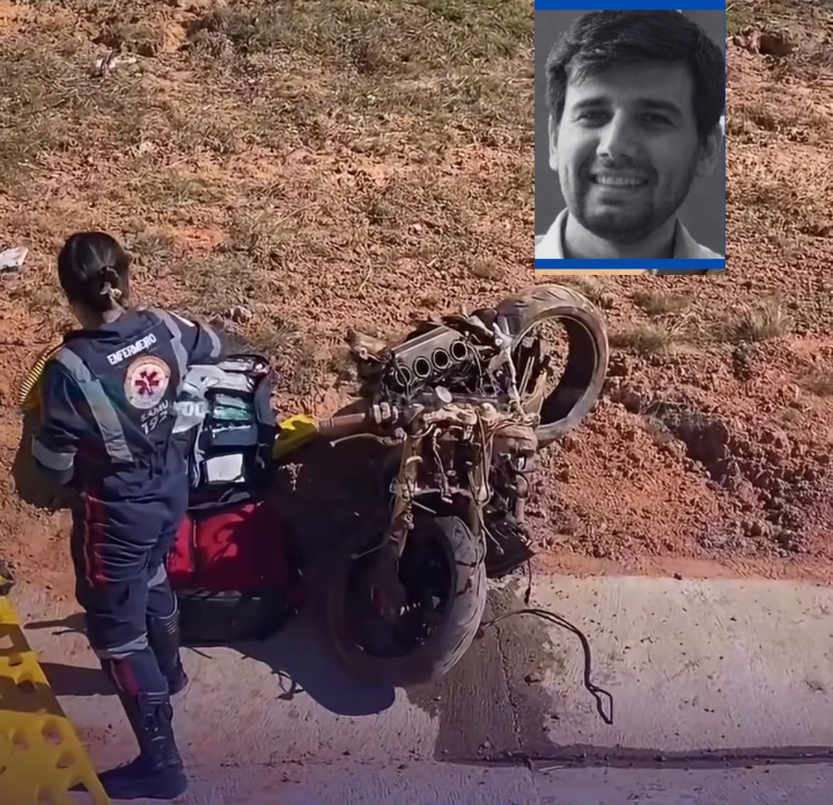 Motociclista perde o controle de moto esportiva e morre em grave acidente na BR-163 em Sorriso