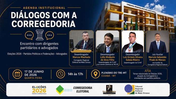 TRE-MT reúne partidos, federações e advogados para debater propaganda, inteligência artificial e regras do processo eleitoral