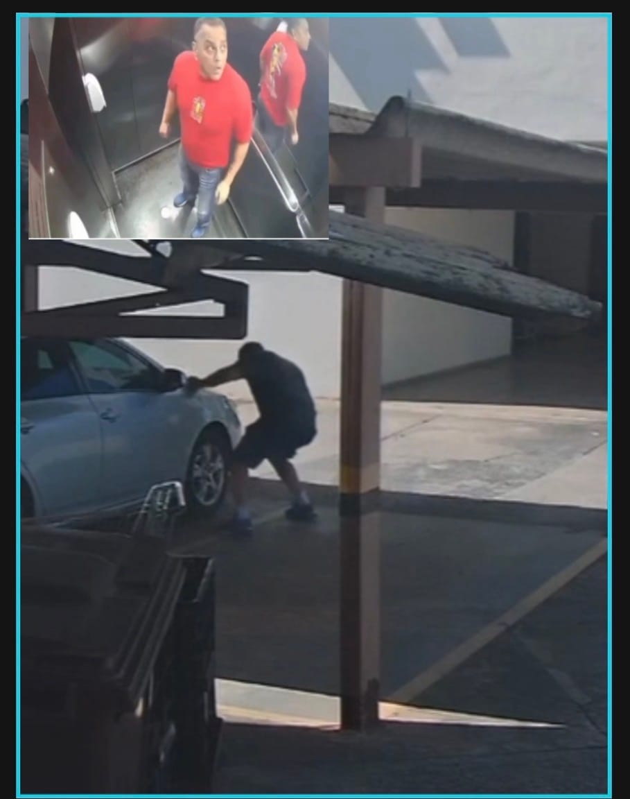 Vídeo mostra policial aposentado acusado de agressão a idoso furando pneus de carro dentro de condomínio em Cuiabá