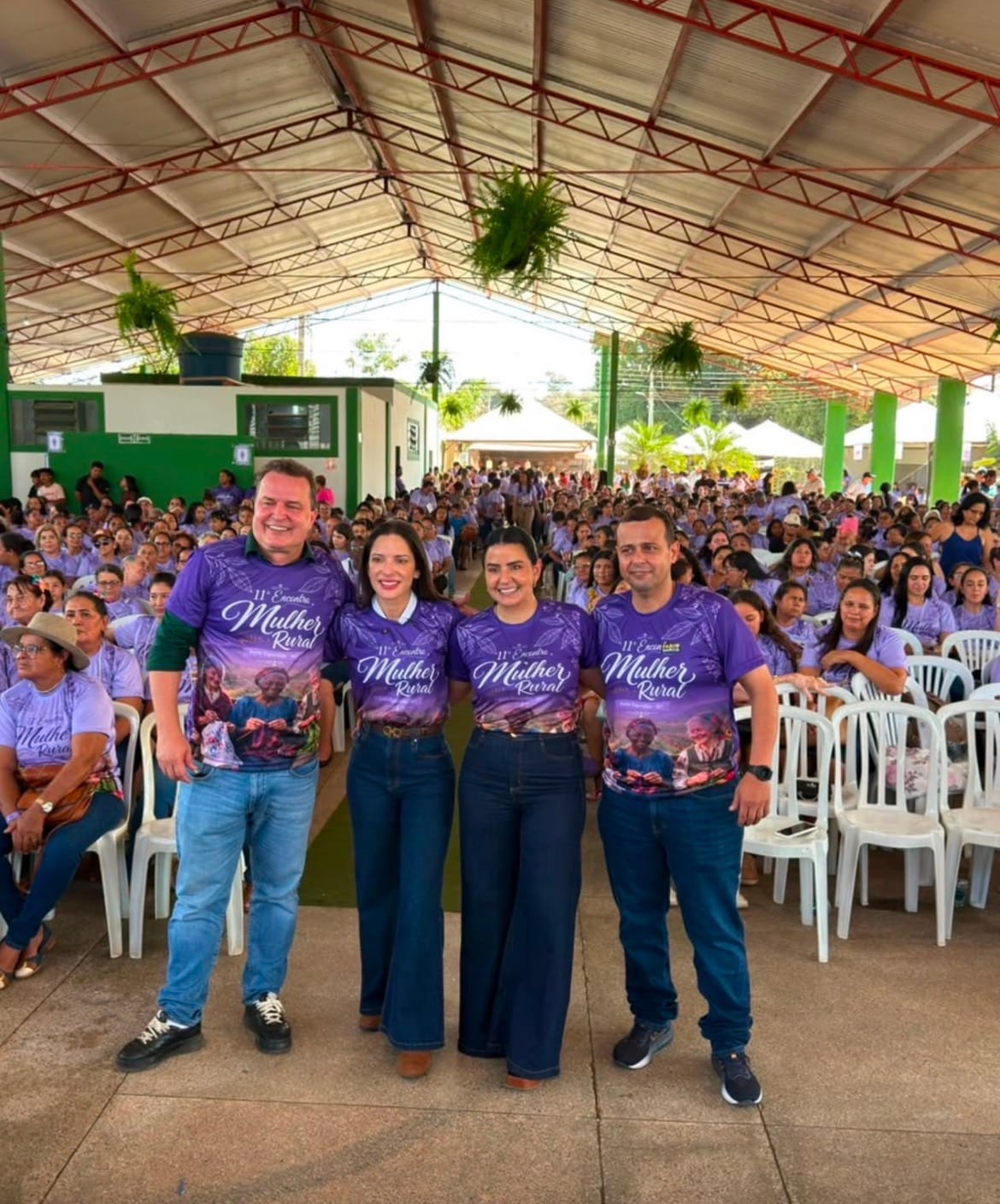 Janaina Riva roda três cidades no Oeste e cobra independência financeira para mulher do campo