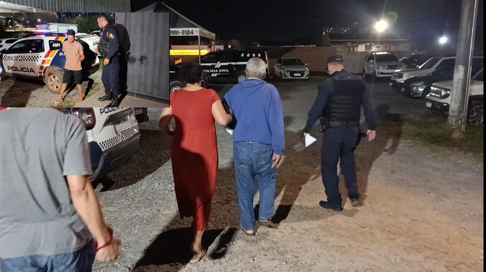 Neto é preso após atacar o próprio avô e deixá-lo ferido na cabeça no Pedra 90