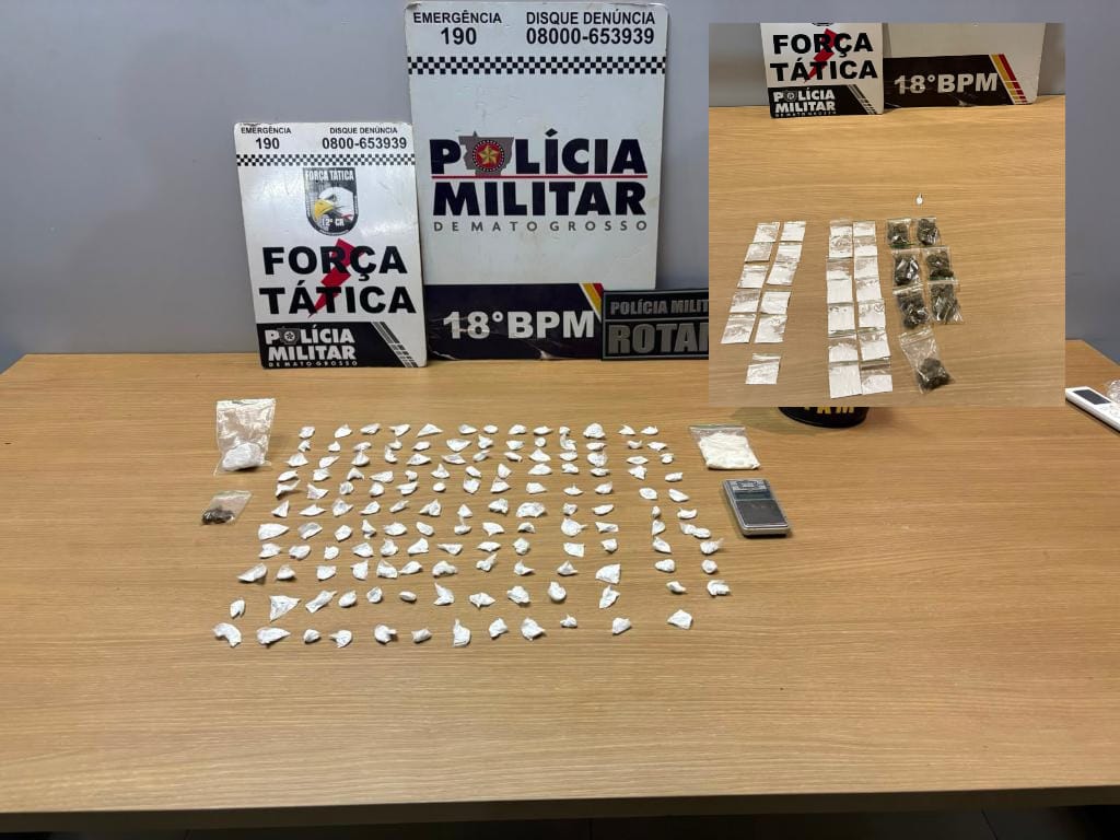 Menores consumindo álcool e drogas em tabacaria termina com 29 conduzidos e quatro presos em cidade de MT