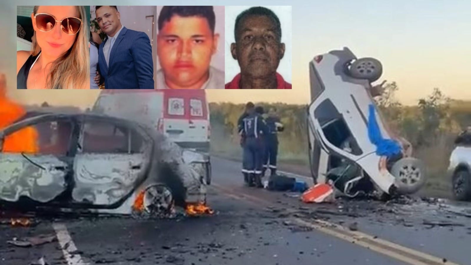 Servidora do TRE está entre as quatro vítimas que morreram queimadas em acidente na MT-010