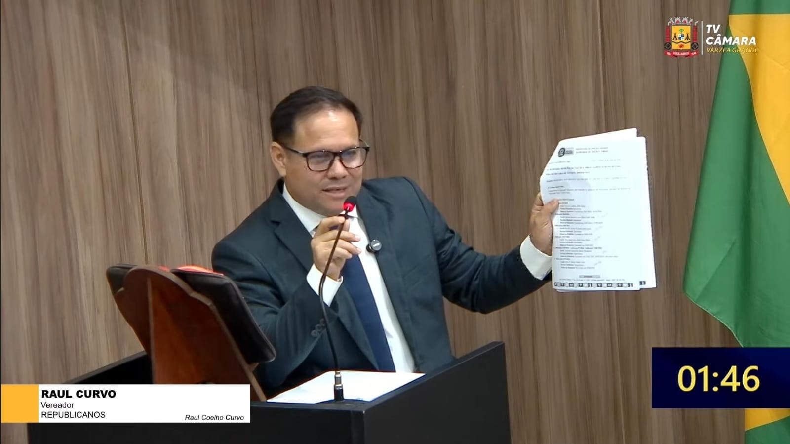 Raul Curvo confronta relatórios de secretarias e denuncia serviços dados como concluídos, mas não executados em VG