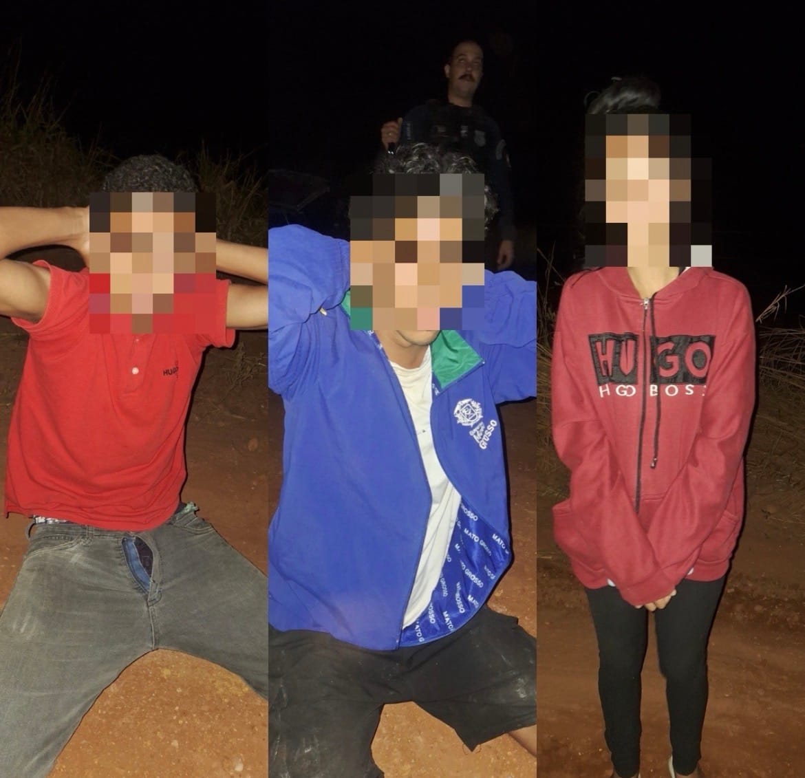 Idoso é baleado durante roubo em sítio; PM detém dois adolescentes e um maior de idade suspeitos do crime entre Nova Marilândia e Nortelândia