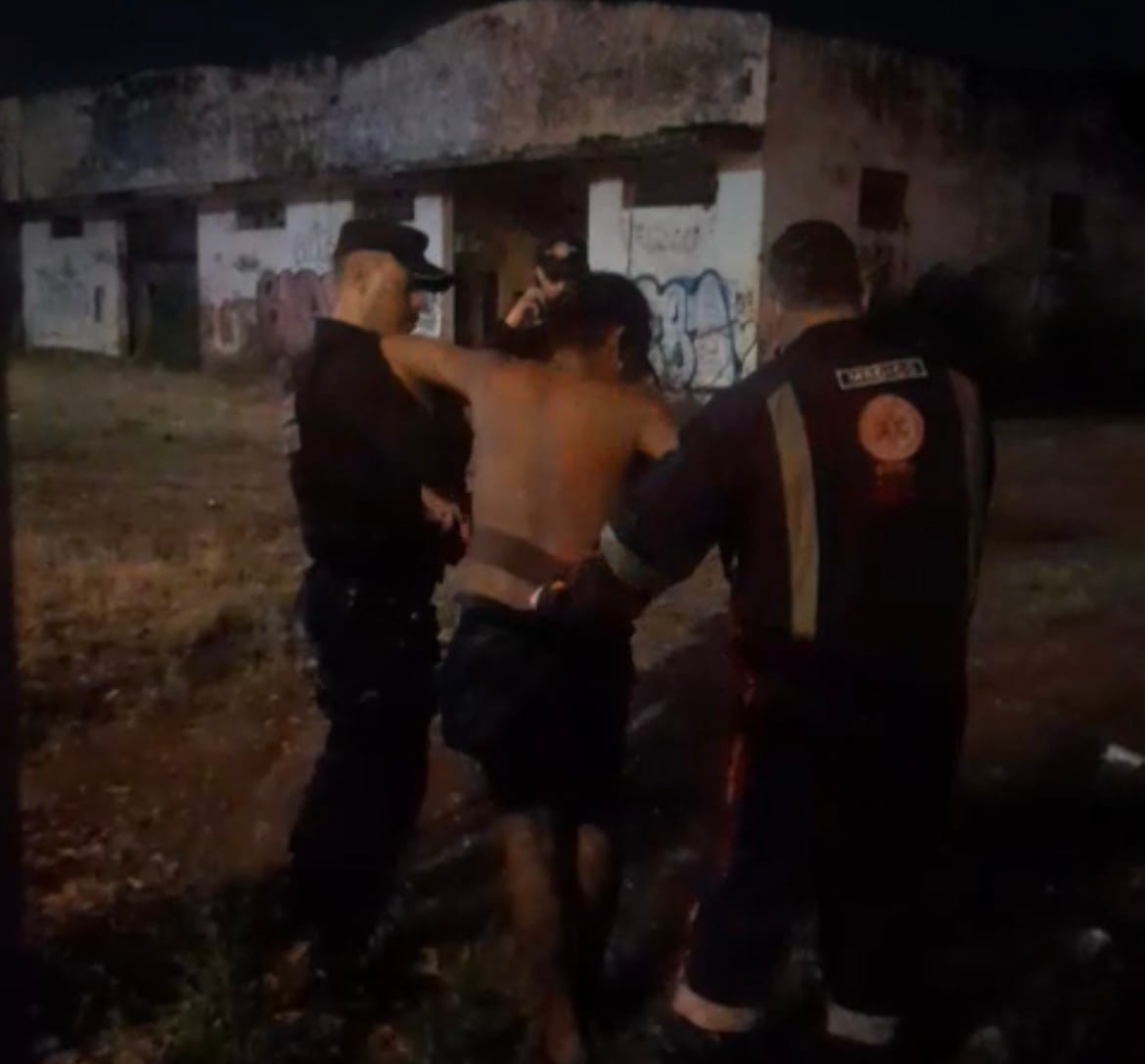 Homem é levado por grupo e agredido às margens do rio em Cuiabá; mulher desaparece