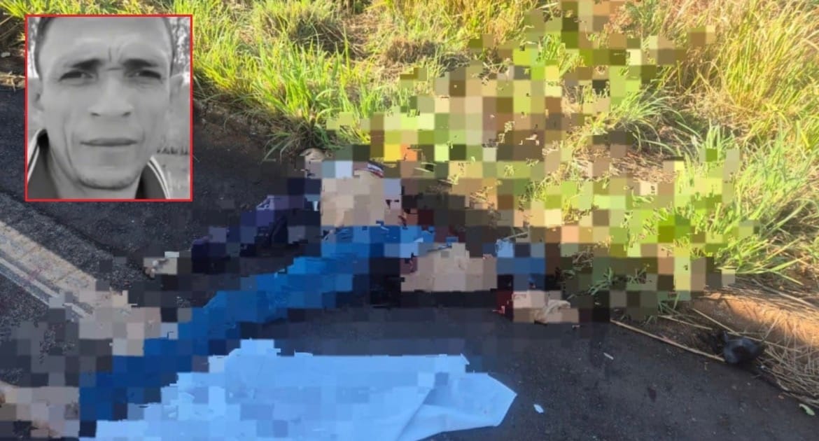 Homem morre após moto bater de frente com caminhão da Coca-Cola