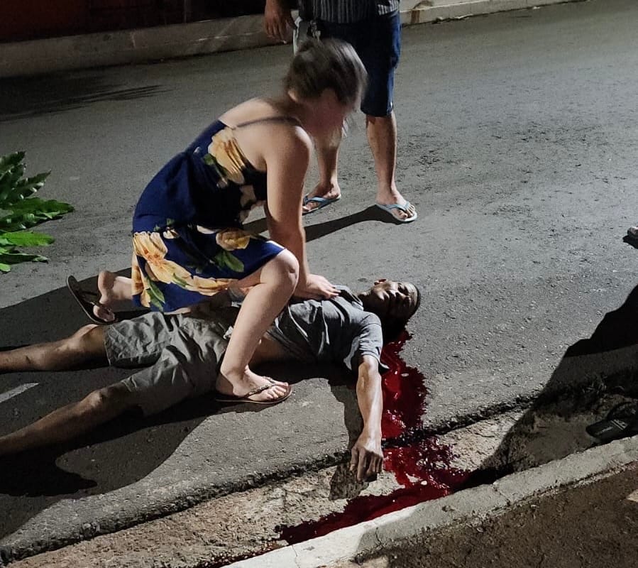 Homem é atropelado por Onix durante a madrugada em Várzea Grande