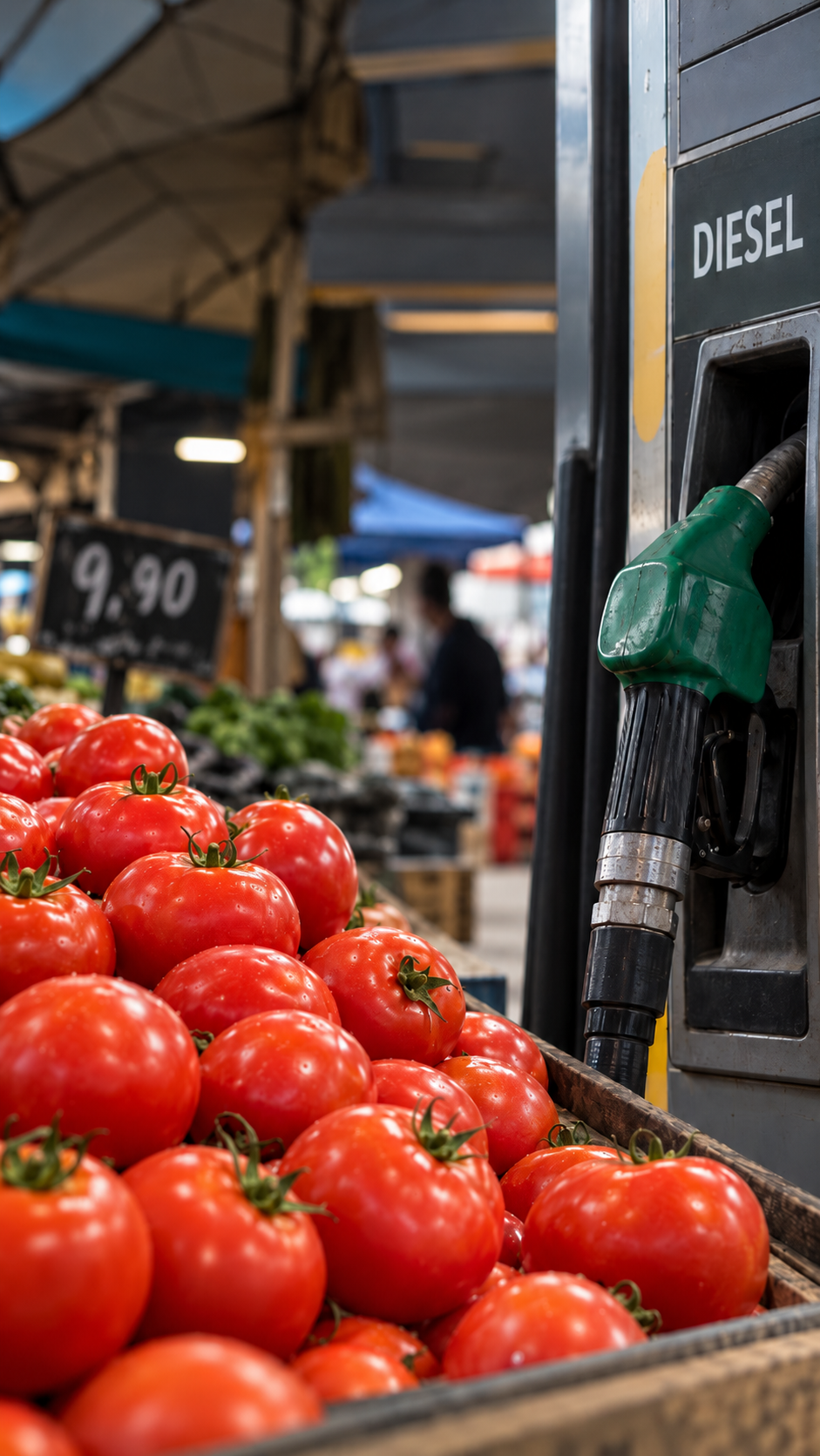 Tomate dispara 24%, diesel sobe 3,7% e inflação chega a 4,62% em 12 meses no Brasil