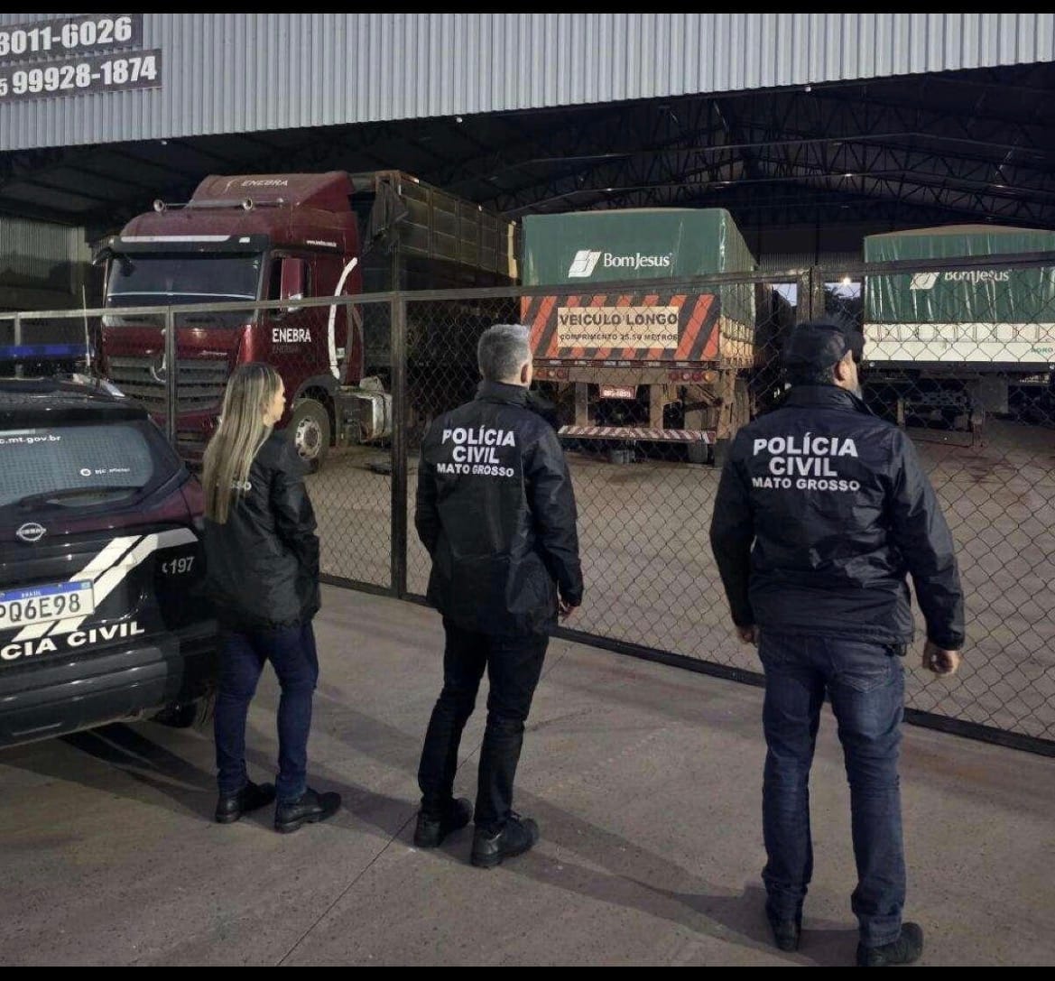 Funcionários são suspeitos de ajudar a desviar dez cargas de soja de fazenda em MT; Polícia mira esquema em três cidades