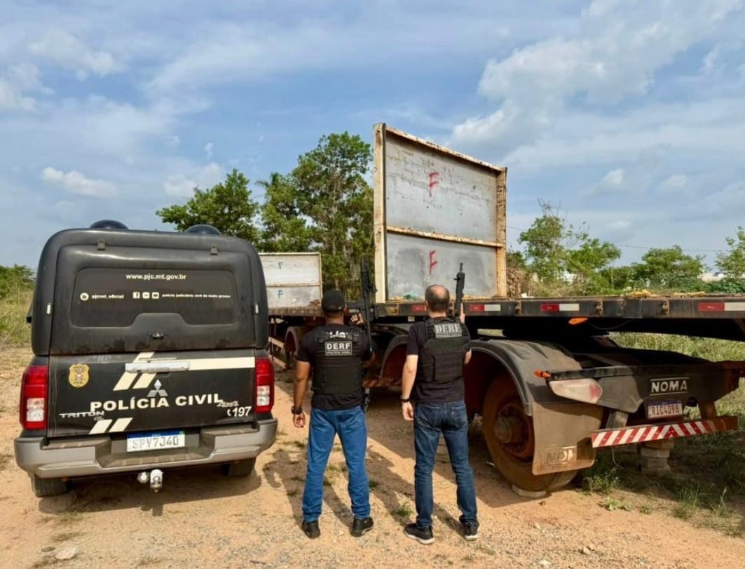 Carretas apreendidas pela Justiça são furtadas em MT e encontradas depenadas no Pará