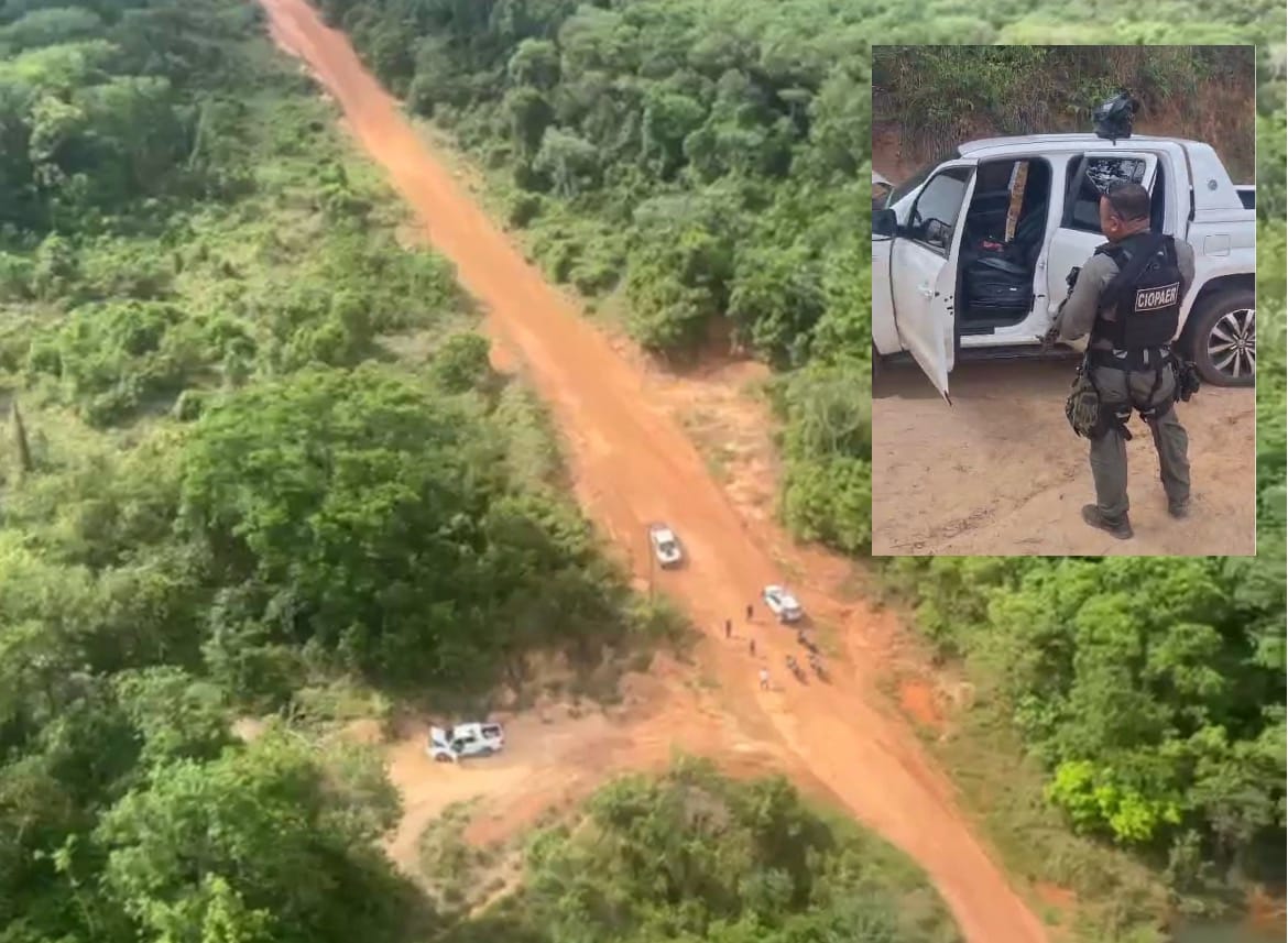 Ciopaer localiza carros roubados durante assalto com cárcere privado em Sorriso; criminosos fugiram