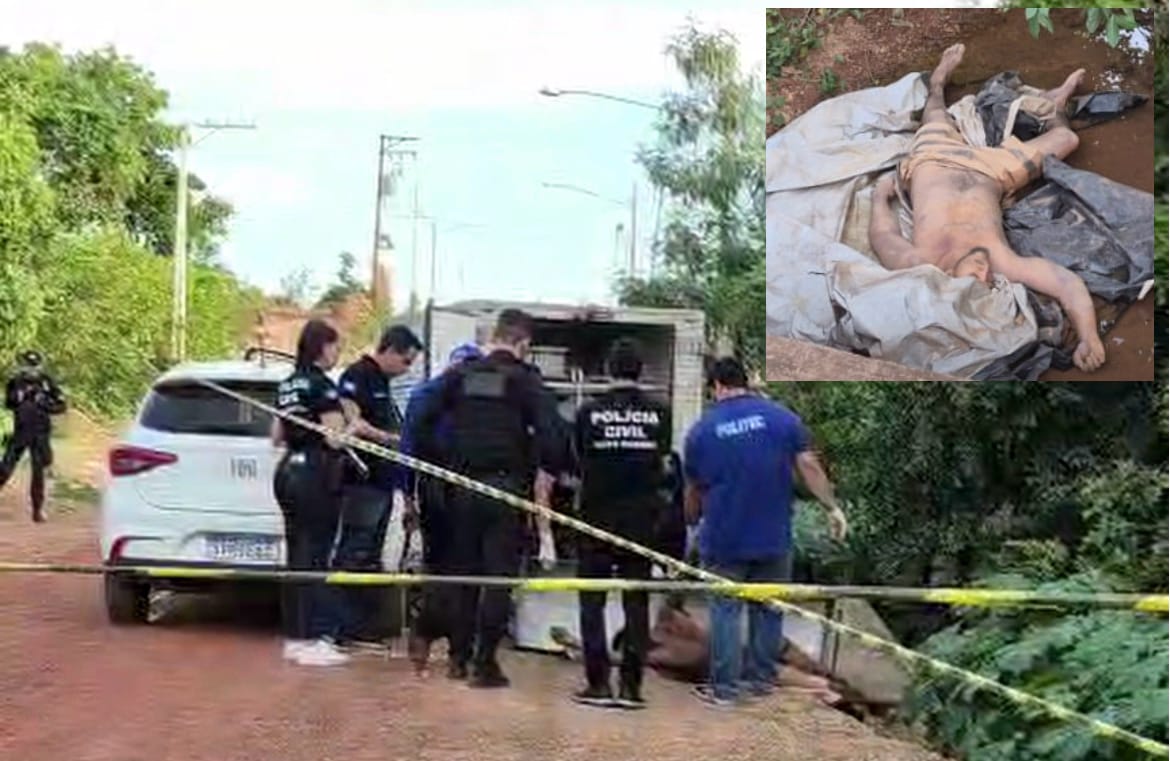 Homem é encontrado morto com ferimentos na cabeça dentro de córrego em Várzea Grande