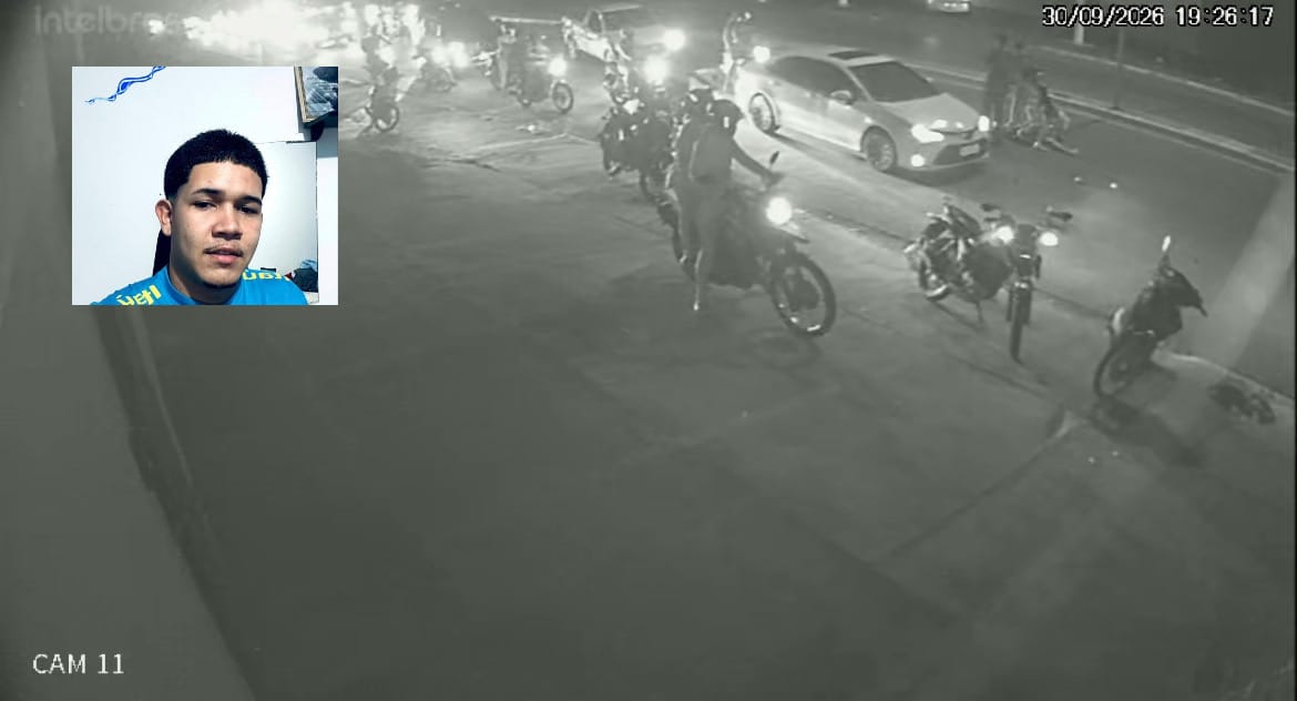 Vídeo registra batida entre motos que matou jovem de 20 anos e deixou dois feridos em VG