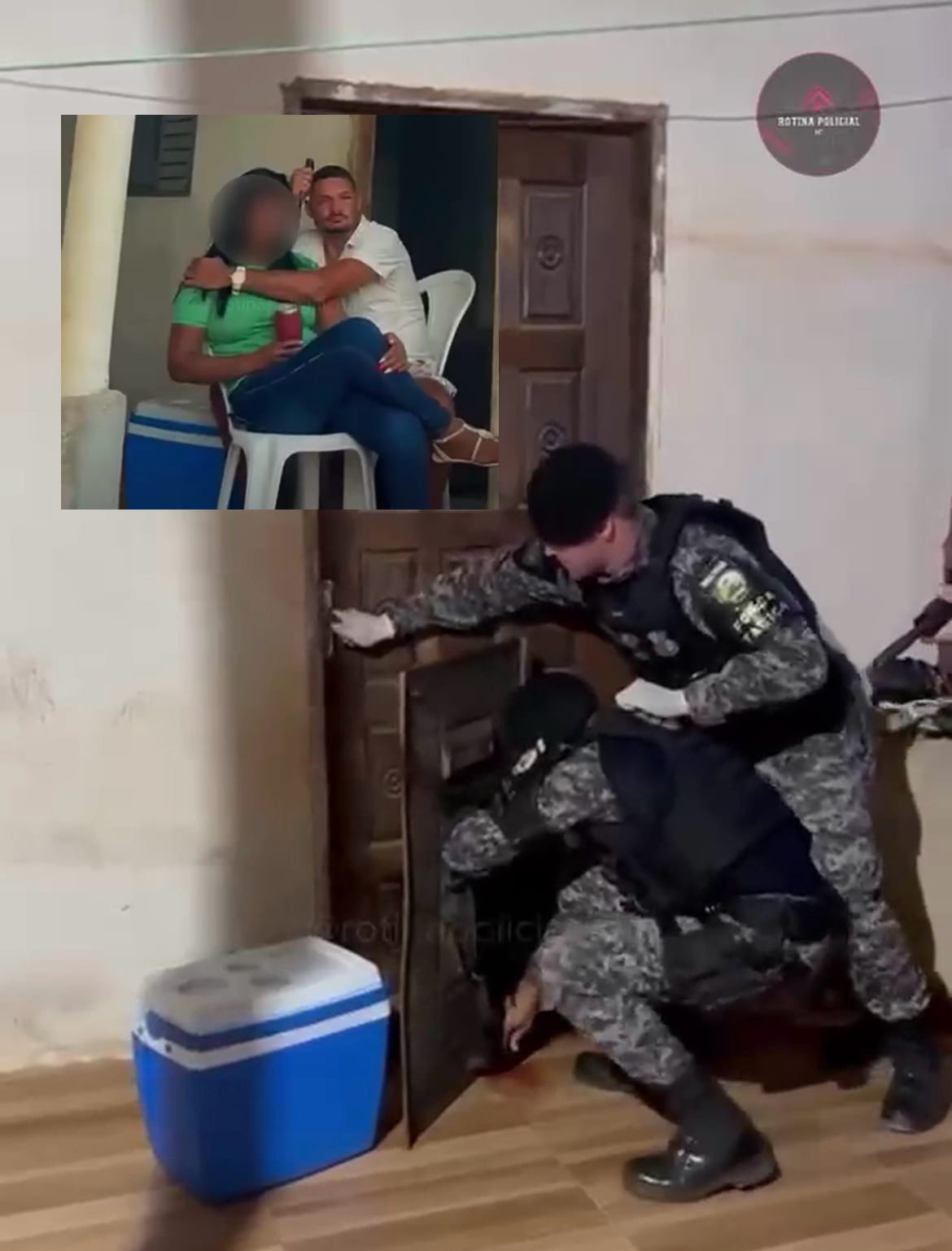 Homem ameaça companheira com faca e morre baleado pela PM