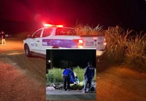 Motociclista perde controle, bate no meio-fio e morre na hora em avenida de Cuiabá