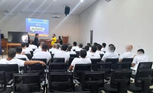 Sejus realiza segunda etapa do projeto "Homens em Reconstrução" em unidade prisional de Várzea Grande