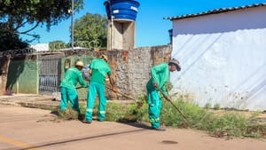Mutirão transforma bairros de Várzea Grande com limpeza, manutenção e reforço na segurança urbana