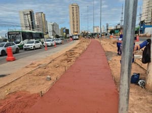 Obras do BRT continuam sem previsão de interdições totais na próxima semana em Cuiabá