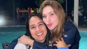 Monyque, irmã de Zé Felipe surpreende Virginia com visita inesperada em Madri