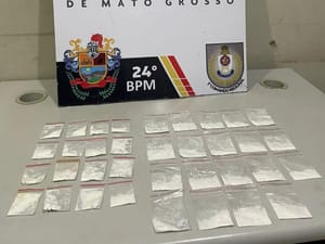 Polícia Militar prende dois homens por tráfico de drogas em Cuiabá