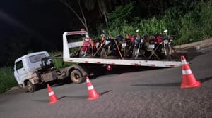 Guarda Municipal de Várzea Grande apreende 17 motocicletas em operação contra poluição sonora