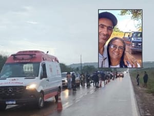 Casal morre durante colisão envolvendo moto e caminhonete na MT-208