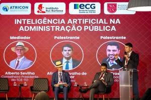 Em debate internacional, conselheiro Alisson Alencar defende uso responsável da IA na gestão pública