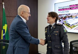 Governador Otaviano Pivetta anuncia coronel da PM Susane Tamanho para comandar Sesp