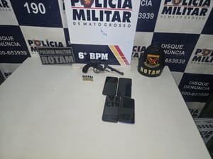 Polícia Militar prende cinco faccionados e apreende revólver após tentativa de homicídio