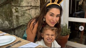 Fernanda Paes Leme celebra 2 anos da filha Pilar, com festa intimista: ‘Spoiler da festa’