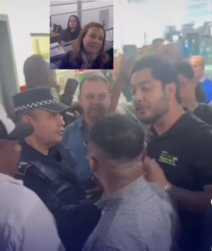 “Me prende então”: bate-boca entre Flávia Moretti , vereador  e guarda municipal dentro da Câmara expõe as vísceras da crise política em Várzea Grande