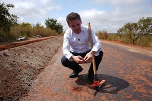 Sérgio Ricardo percorre rodovias de MT, aponta falhas graves em trecho recém-entregue e cobra solução para o Portão do Inferno