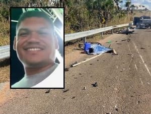Motociclista morre na hora e mulher fica gravemente ferida após colisão frontal com Amarok na MT-010