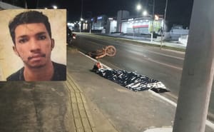 Jovem de 29 anos morre após bater Moto em poste na Avenida da FEB, em Várzea Grande