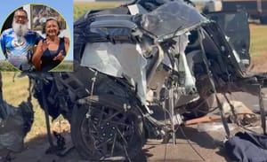 Saiba quem era o casal de idosos que morreu em grave acidente entre carro e caminhões na BR-364