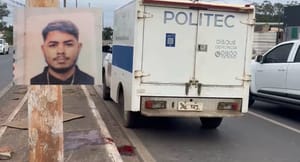 Jovem motociclista morre após bater contra poste na Avenida Fernando Corrêa, em Cuiabá